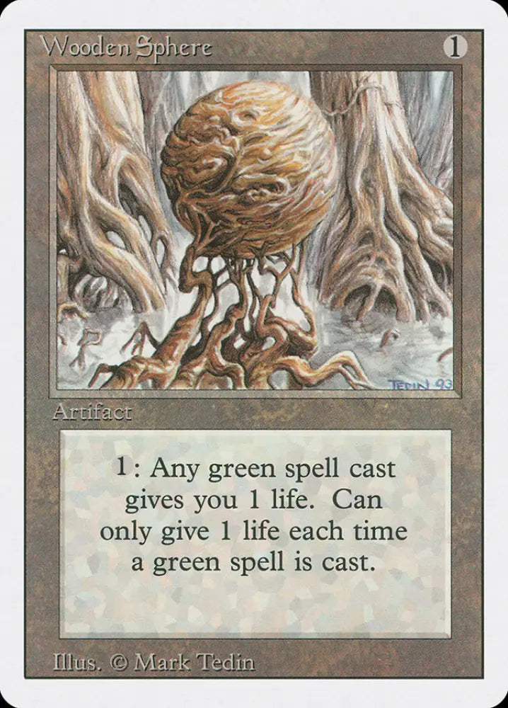 Wooden Sphere [Revised Edition] - MTG Single