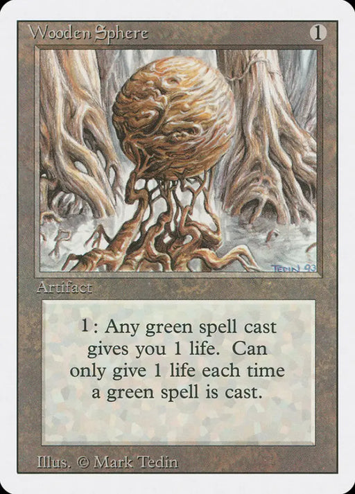 Wooden Sphere [Revised Edition] - MTG Single
