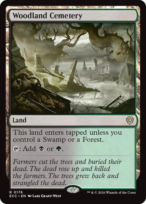 Woodland Cemetery (176) [Lorwyn Eclipsed Commander]