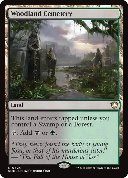 Woodland Cemetery (424) [Secrets of Strixhaven Commander]