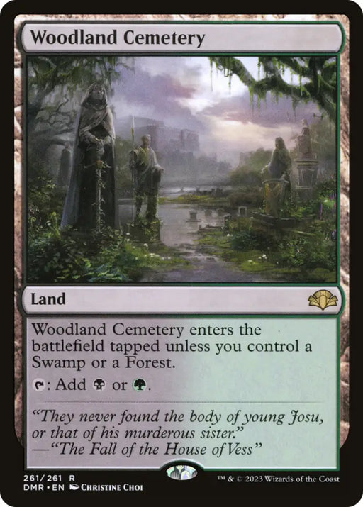 Woodland Cemetery [Dominaria Remastered] - MTG Single