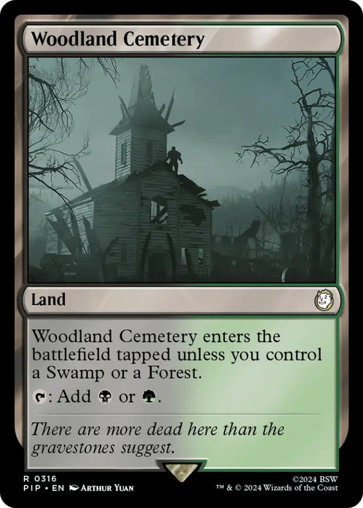 Woodland Cemetery [Fallout] - MTG Single