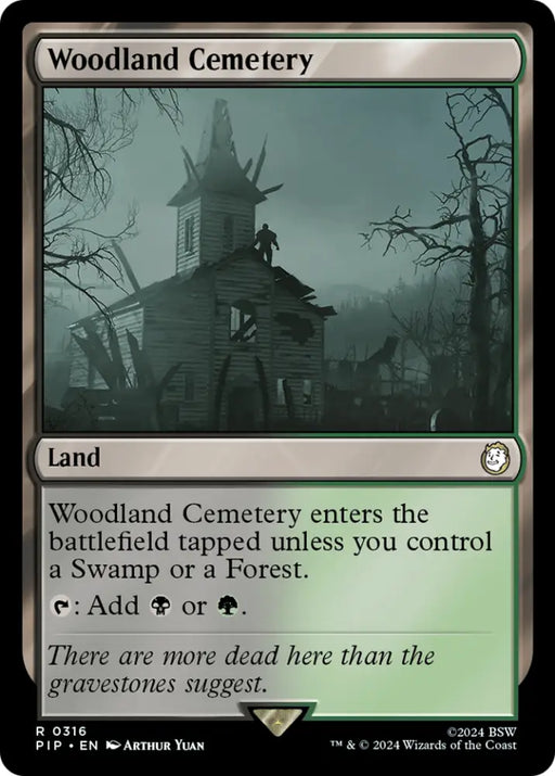 Woodland Cemetery [Fallout] - MTG Single