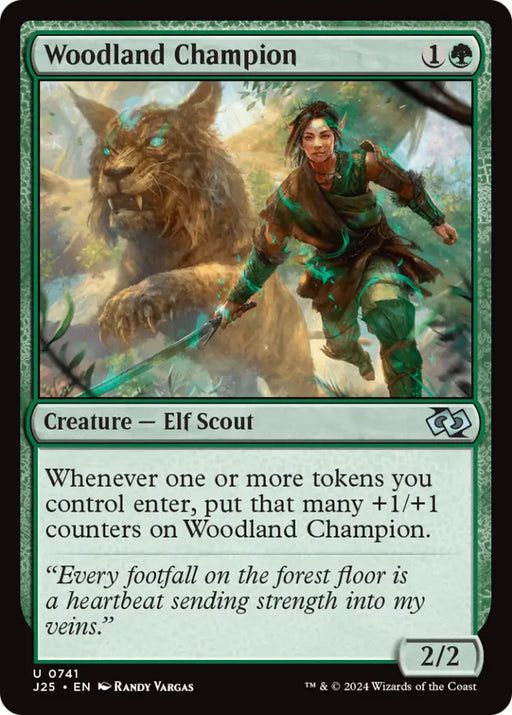 Woodland Champion [Foundations Jumpstart] - MTG Single