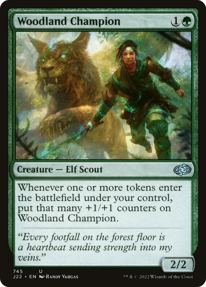 Woodland Champion [Jumpstart 2022] - MTG Single