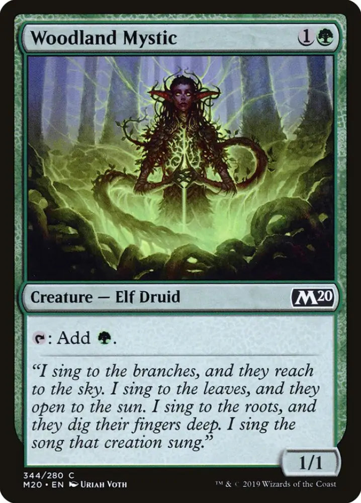 Woodland Mystic [Core Set 2020] - MTG Single