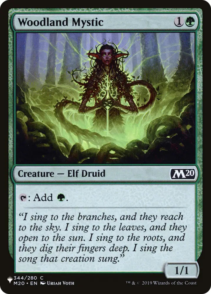 Woodland Mystic [The List] - MTG Single