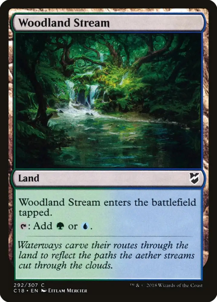 Woodland Stream [Commander 2018] - MTG Single