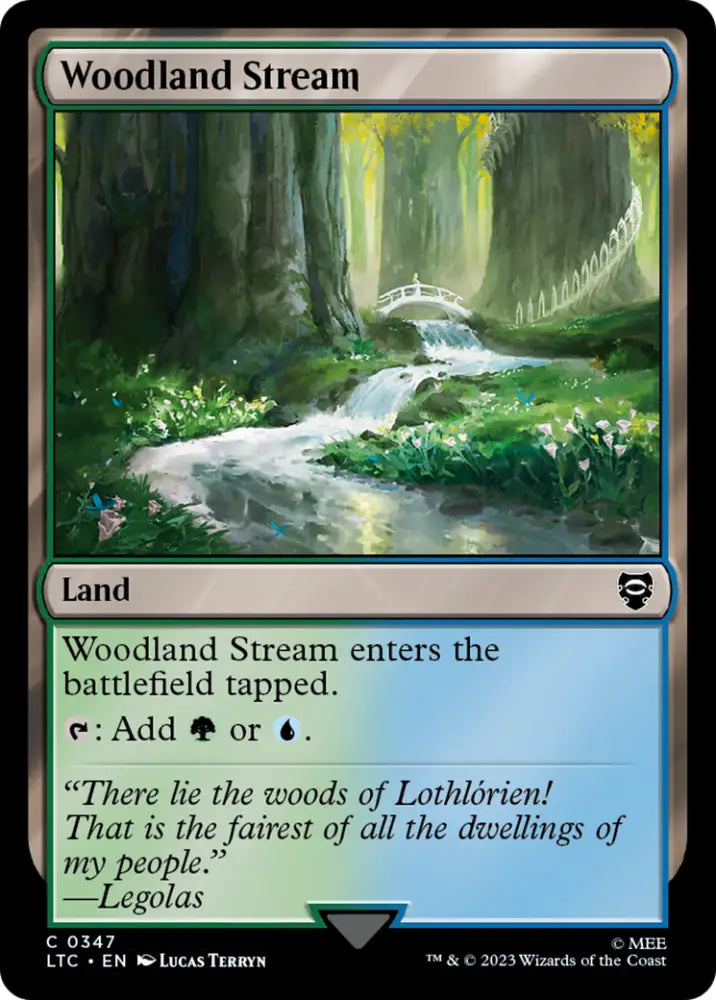 Woodland Stream [The Lord of the Rings: Tales of Middle-Earth Commander] - MTG Single