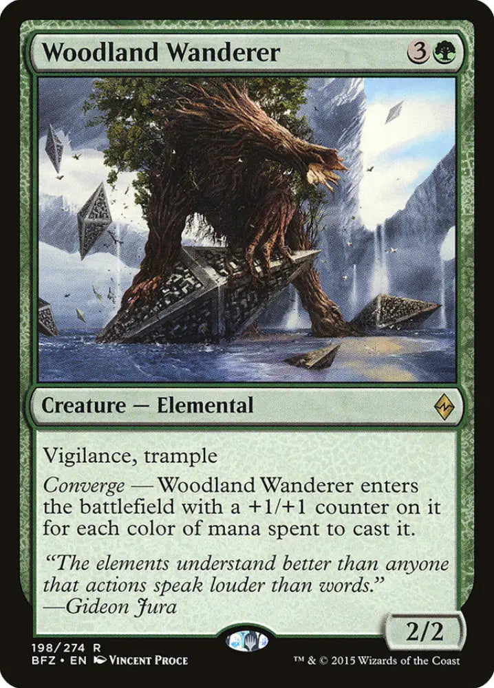 Woodland Wanderer [Battle for Zendikar] - MTG Single