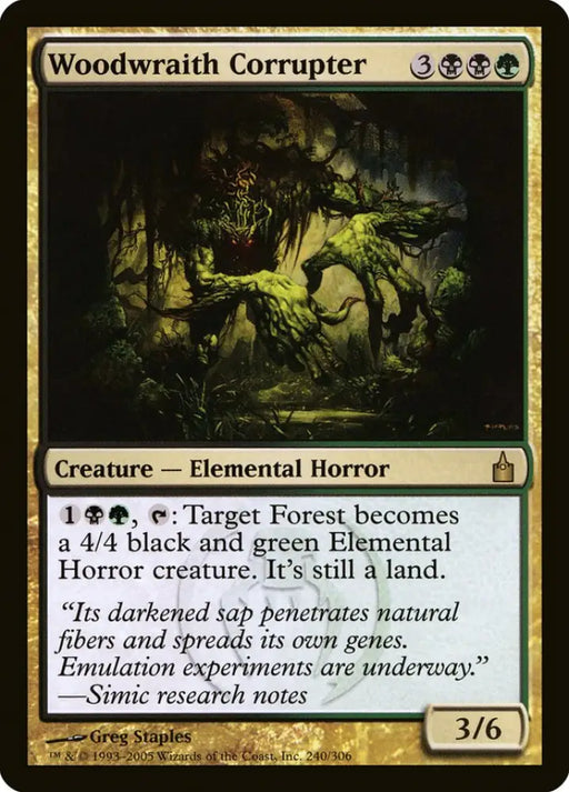 Woodwraith Corrupter [Ravnica: City of Guilds] - MTG Single