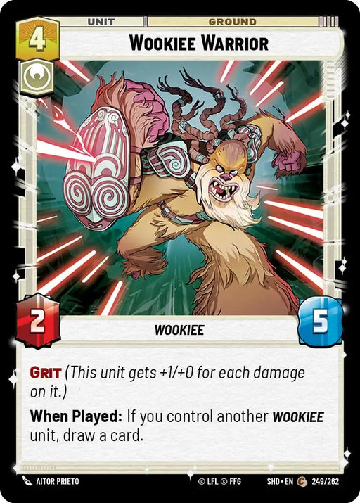 Wookiee Warrior (249/262) [Shadows of the Galaxy] - Star Wars: Unlimited Single