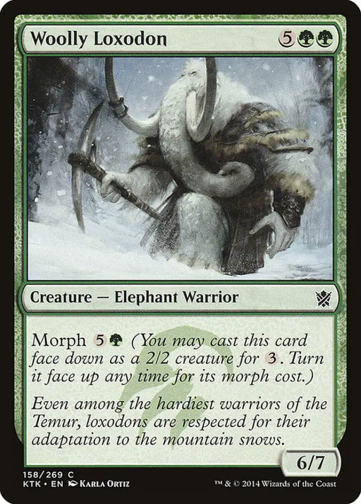 Woolly Loxodon [Khans of Tarkir] - MTG Single