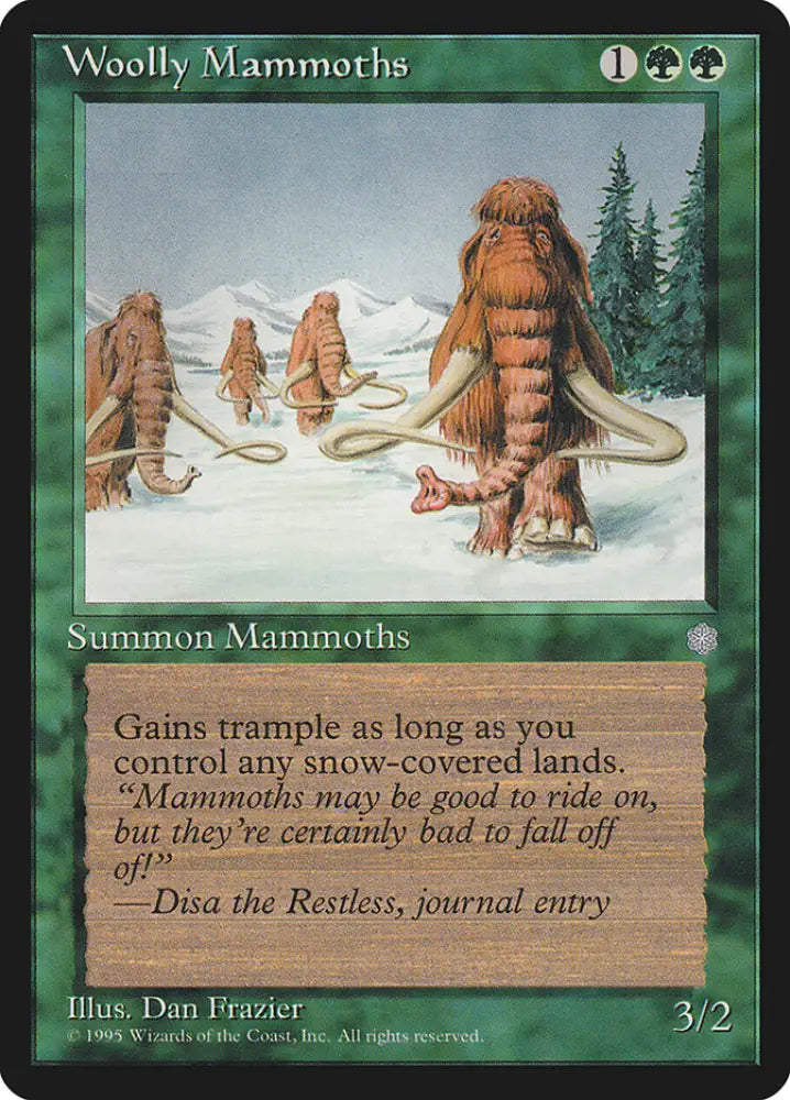 Woolly Mammoths [Ice Age] - MTG Single