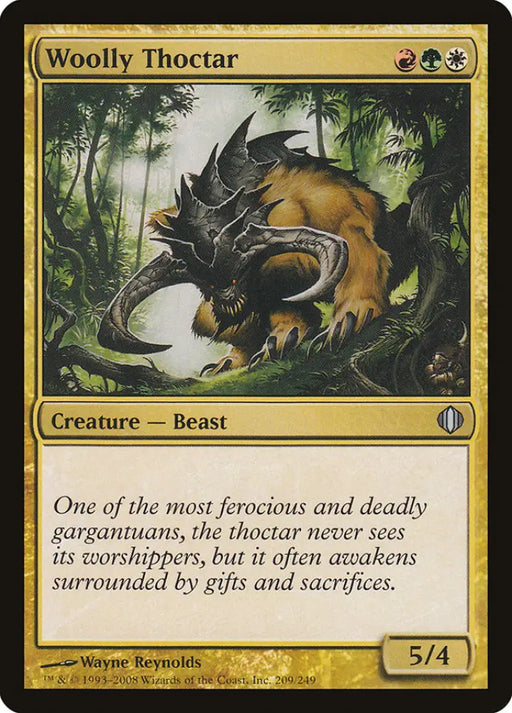 Woolly Thoctar [Shards of Alara] - MTG Single