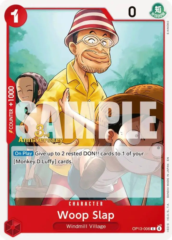 Woop Slap (OP13-006) [Carrying On His Will: 3rd Anniversary Tournament Cards]