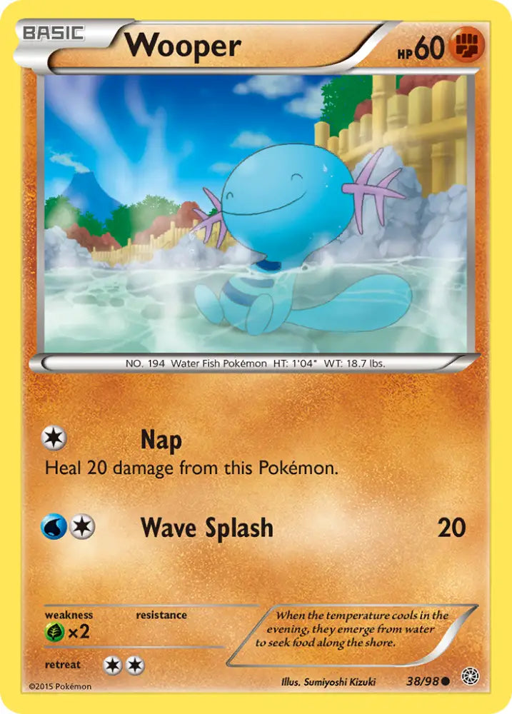 Wooper (38/98) [XY: Ancient Origins] - Pokemon Single
