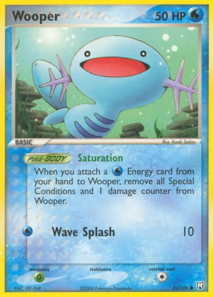 Wooper (81/109) [EX: Team Rocket Returns] - Pokemon Single