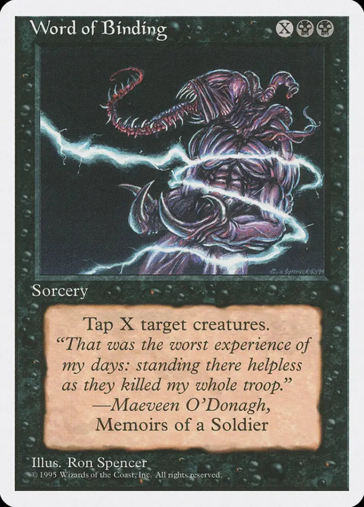 Word of Binding [Fourth Edition] - MTG Single