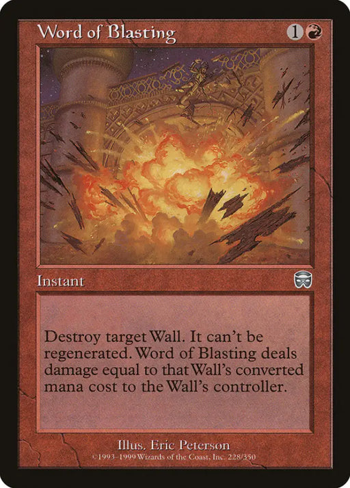 Word of Blasting [Mercadian Masques] - MTG Single