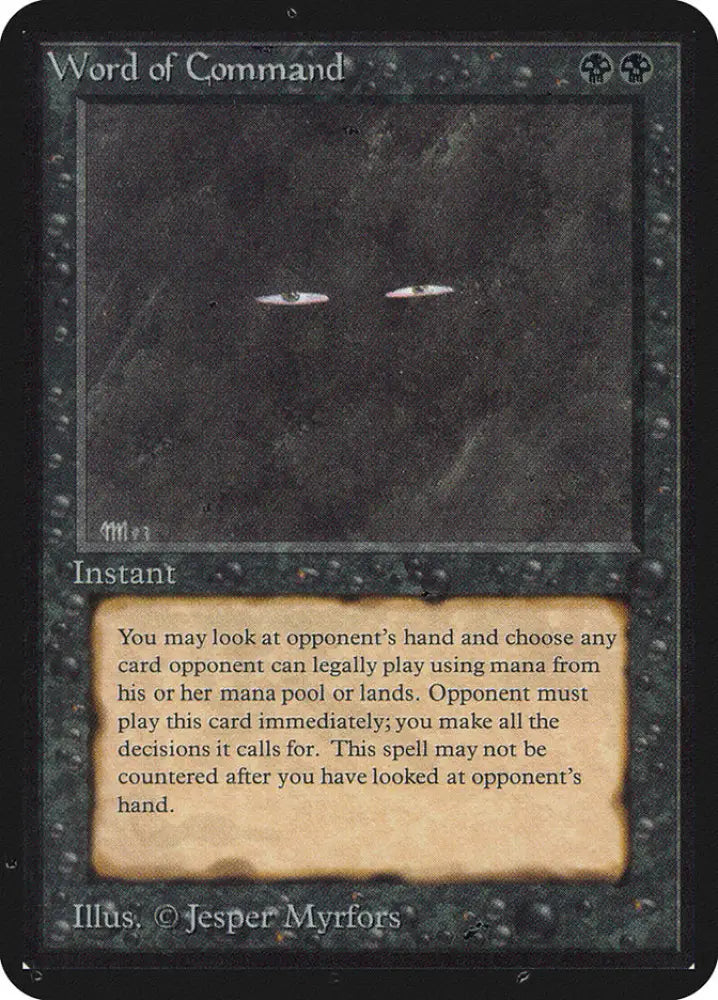 Word of Command [Alpha Edition] - MTG Single