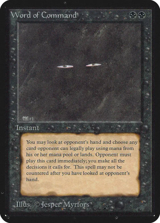 Word of Command [Alpha Edition] - MTG Single