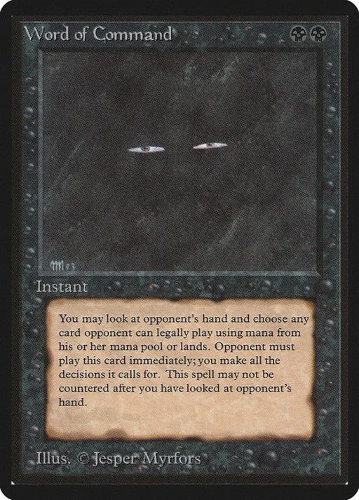 Word of Command [Beta Edition] - MTG Single