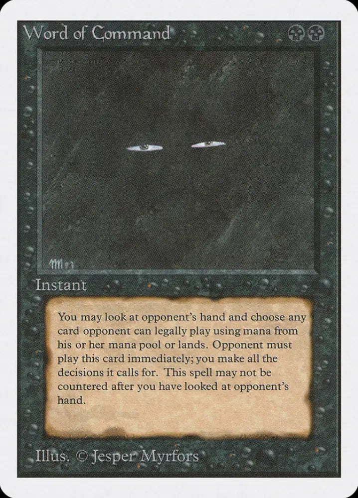 Word of Command [Unlimited Edition] - MTG Single
