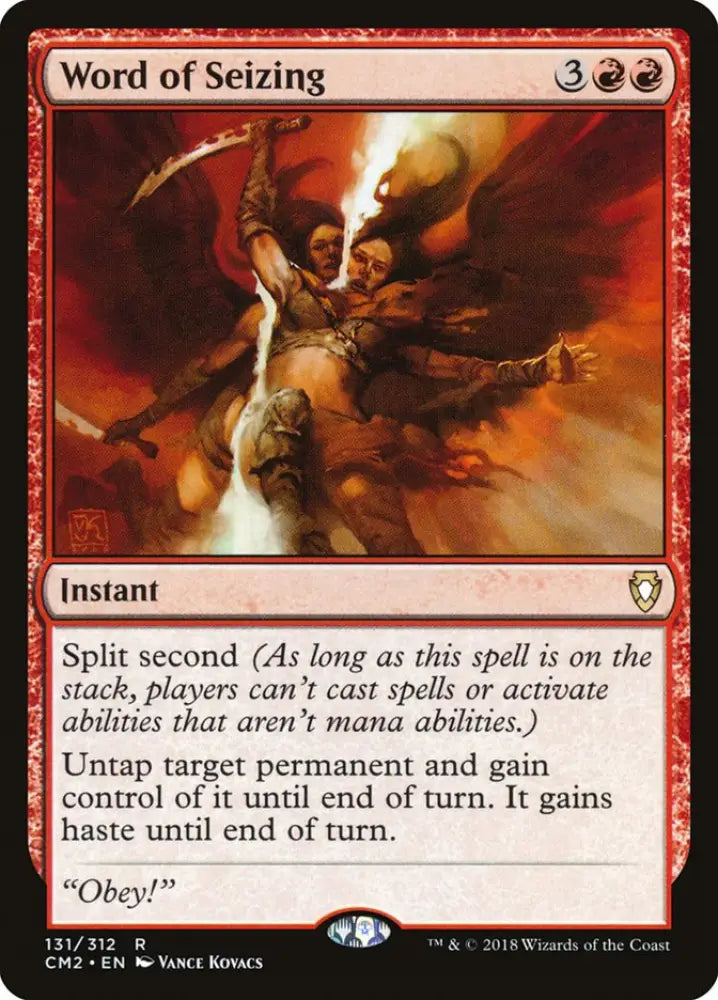 Word of Seizing [Commander Anthology Volume II] - MTG Single