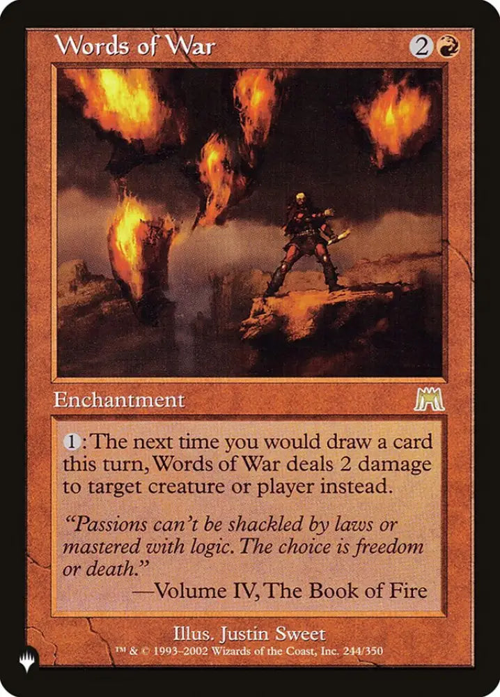 Words of War [The List] - MTG Single