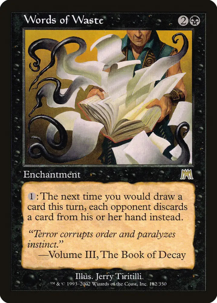 Words of Waste [Onslaught] - MTG Single