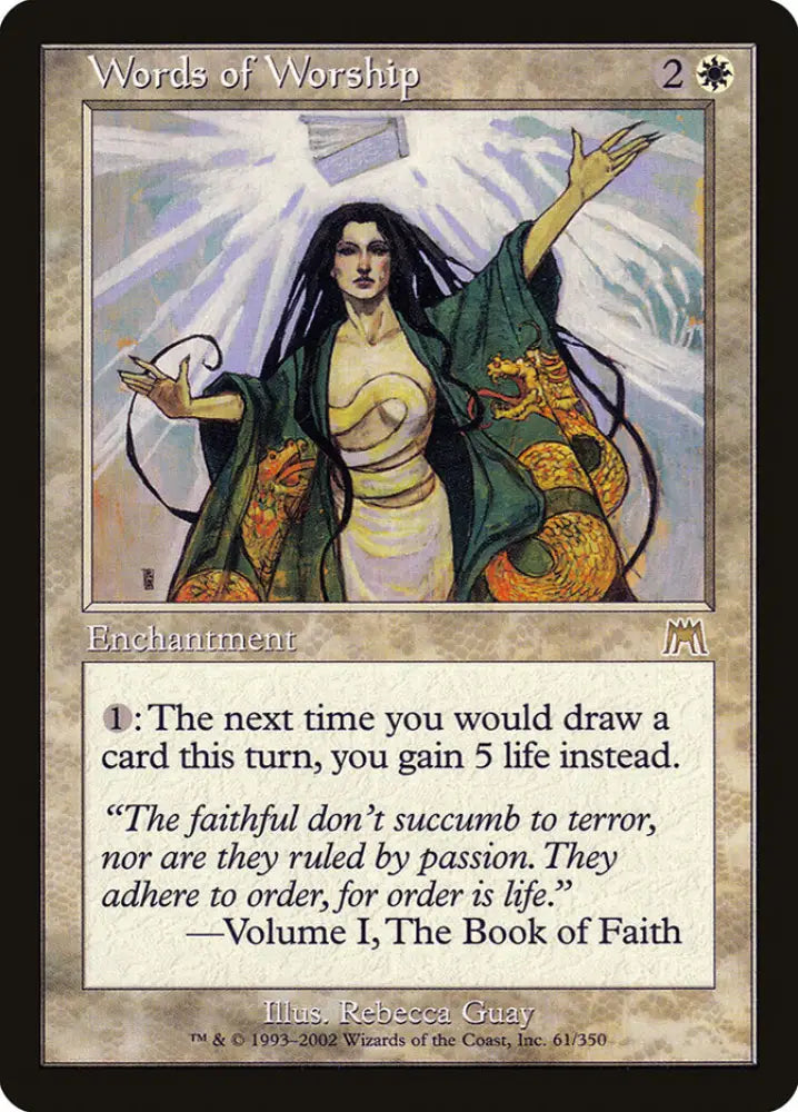 Words of Worship [Onslaught] - MTG Single