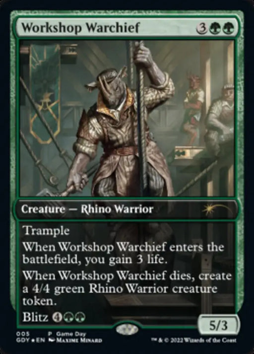 Workshop Warchief [Game Day 2022] - MTG Single