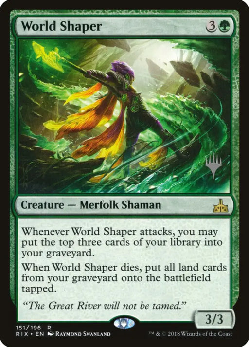 World Shaper (Promo Pack) [Rivals of Ixalan Promos] - MTG Single