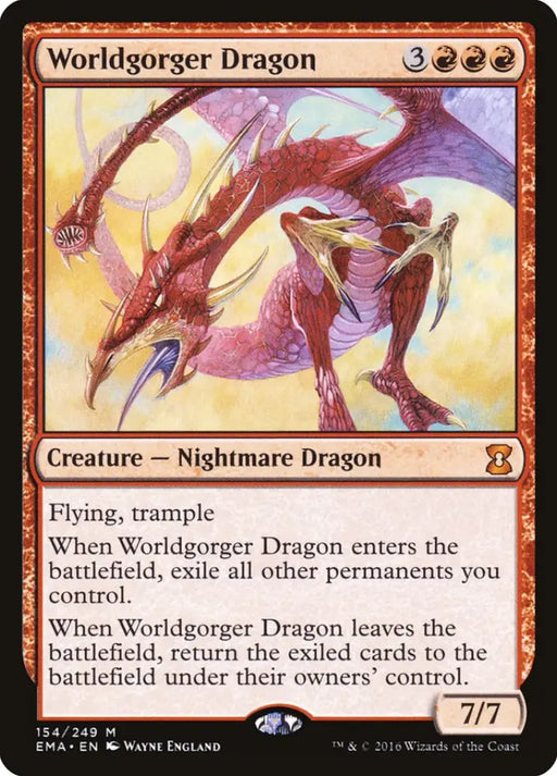 Worldgorger Dragon [Eternal Masters] - MTG Single