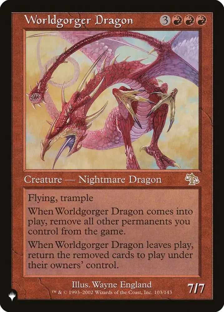 Worldgorger Dragon [The List] - MTG Single