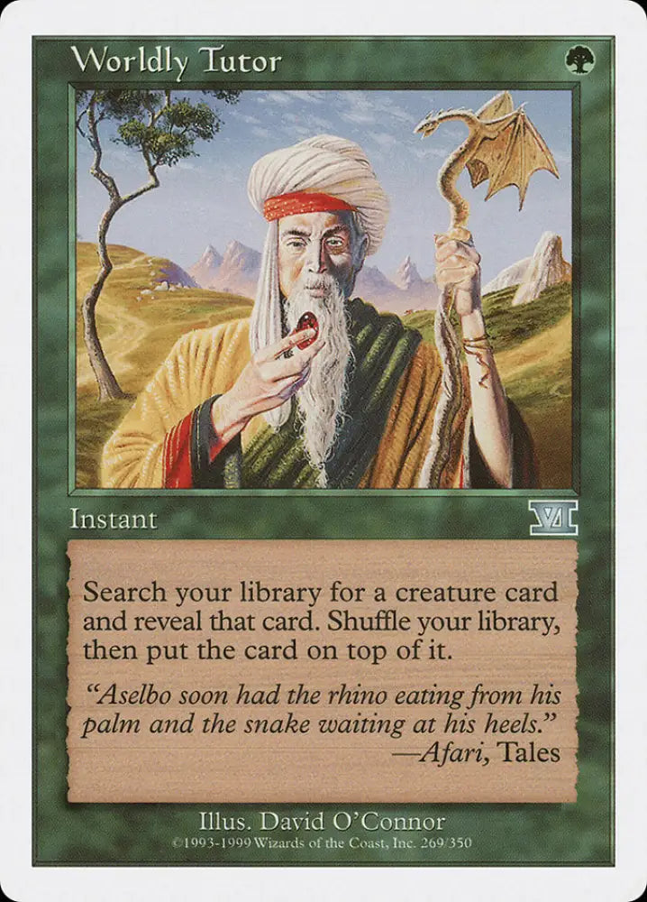 Worldly Tutor [Classic Sixth Edition] - MTG Single