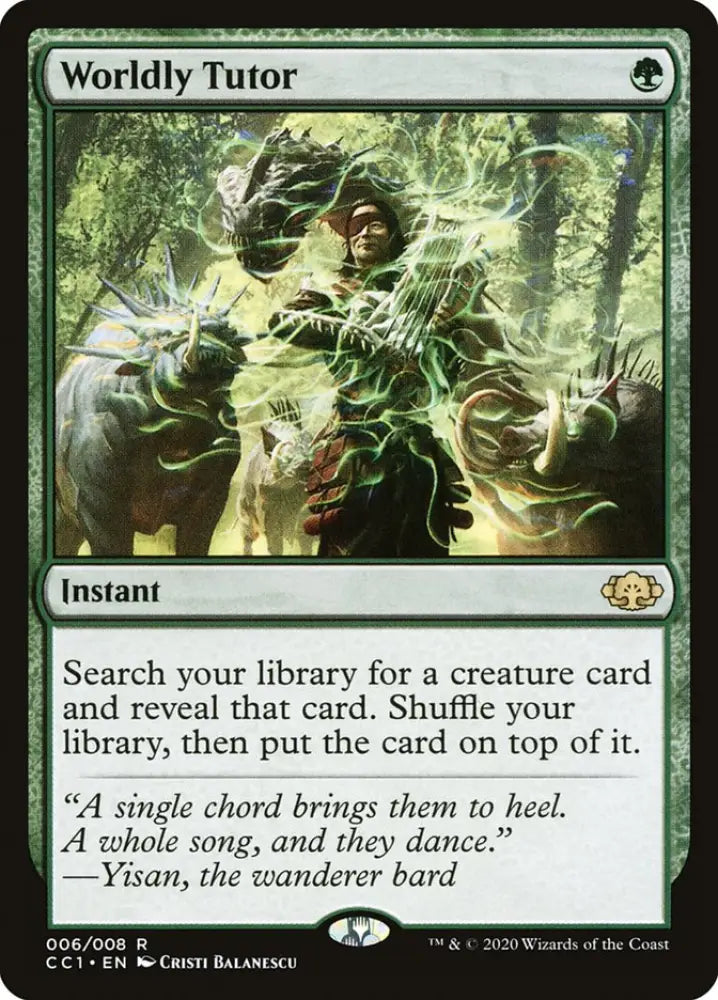 Worldly Tutor [Commander Collection: Green] - MTG Single
