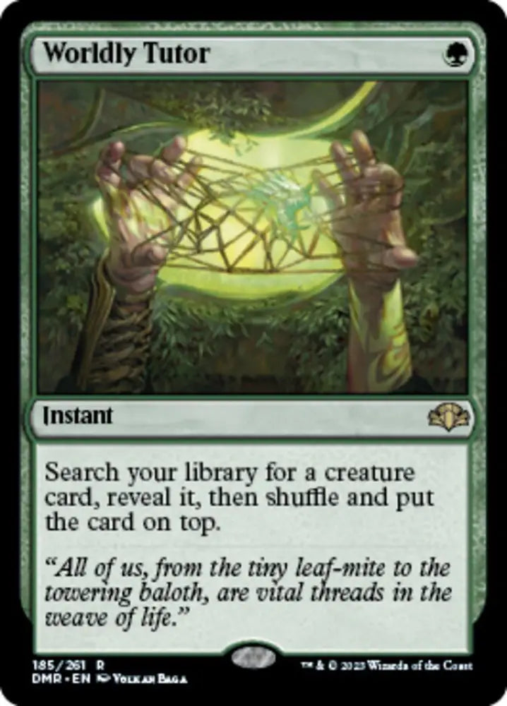 Worldly Tutor [Dominaria Remastered] - MTG Single