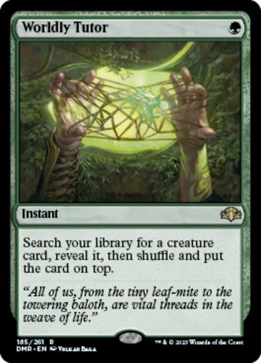 Worldly Tutor [Dominaria Remastered] - MTG Single