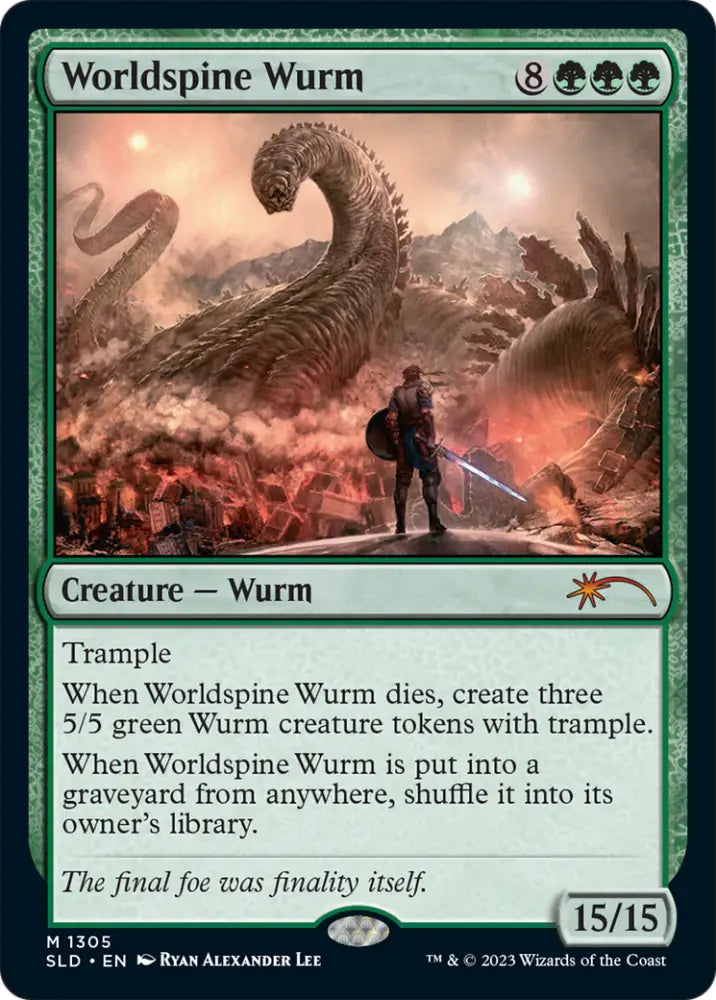 Worldspine Wurm [Secret Lair Drop Series] - MTG Single