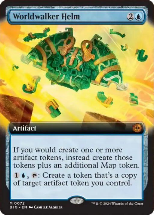 Worldwalker Helm (Extended Art) [Outlaws of Thunder Junction: The Big Score] - MTG Single