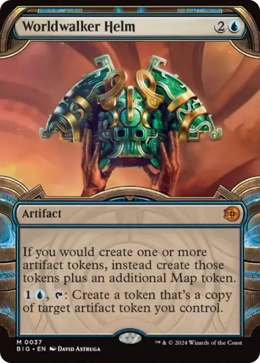Worldwalker Helm (Showcase) [Outlaws of Thunder Junction: The Big Score] - MTG Single