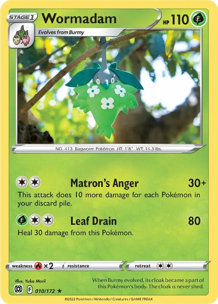 Wormadam (010/172) [Sword & Shield: Brilliant Stars] - Pokemon Single