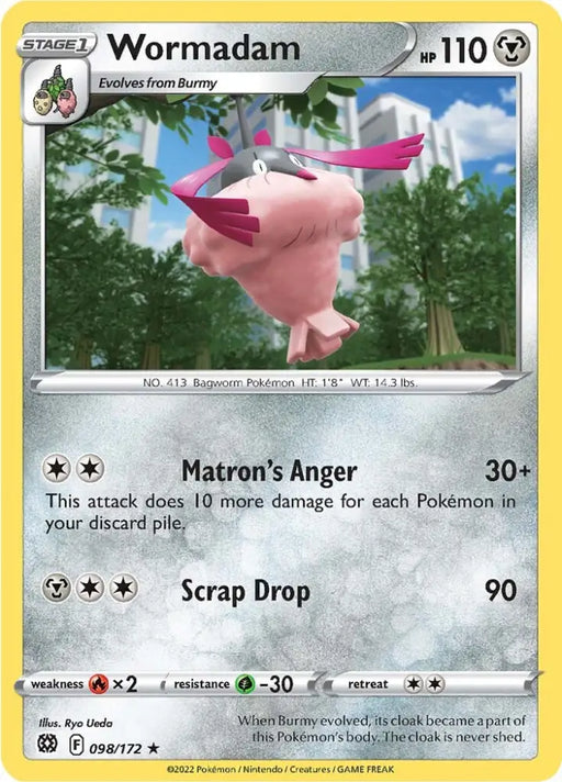 Wormadam (098/172) [Sword & Shield: Brilliant Stars] - Pokemon Single