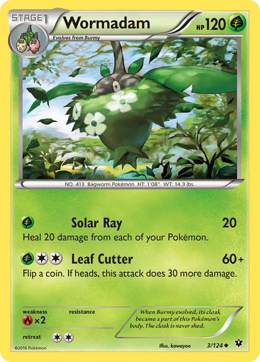 Wormadam (3/124) [XY: Fates Collide] - Pokemon Single