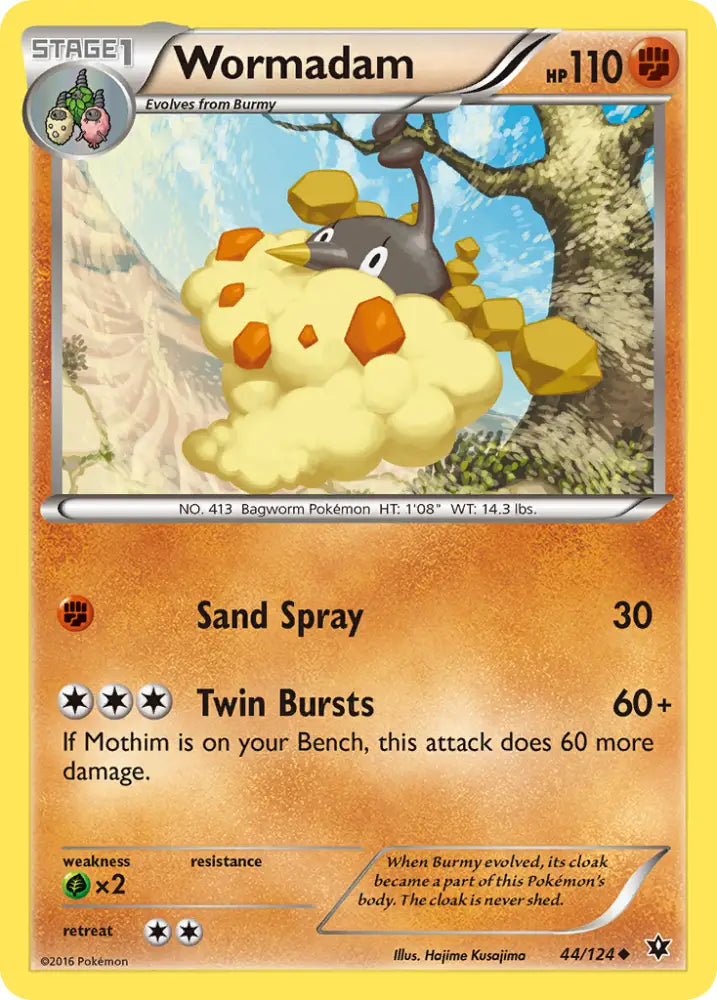 Wormadam (44/124) [XY: Fates Collide] - Pokemon Single