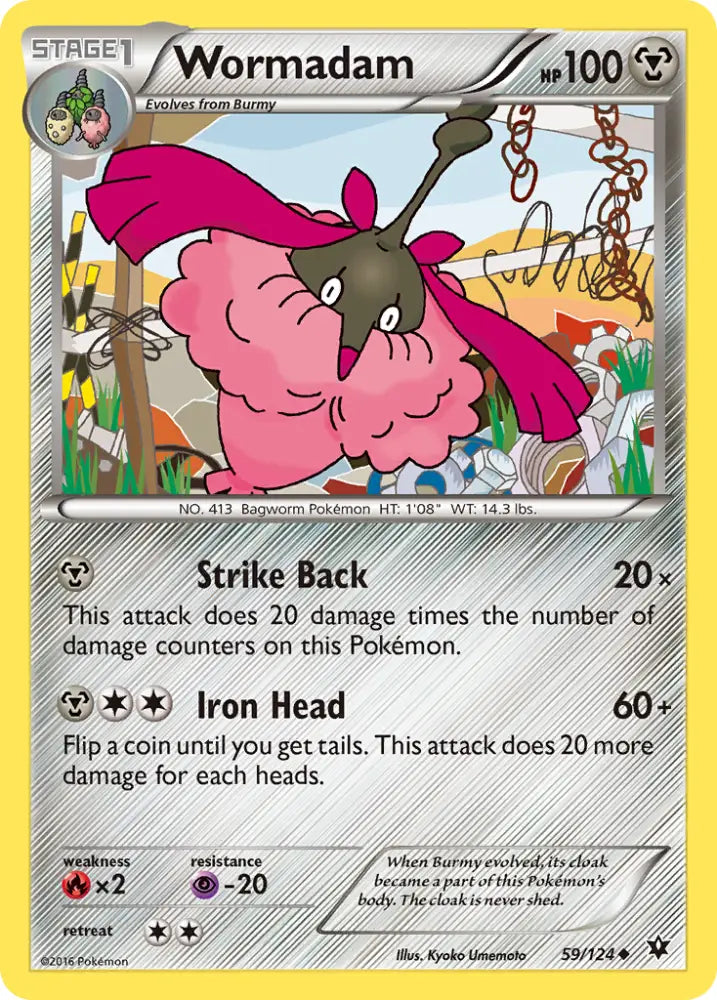 Wormadam (59/124) [XY: Fates Collide] - Pokemon Single