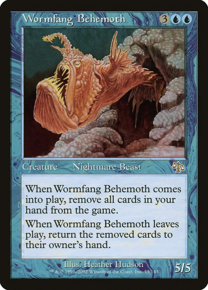 Wormfang Behemoth [Judgment] - MTG Single