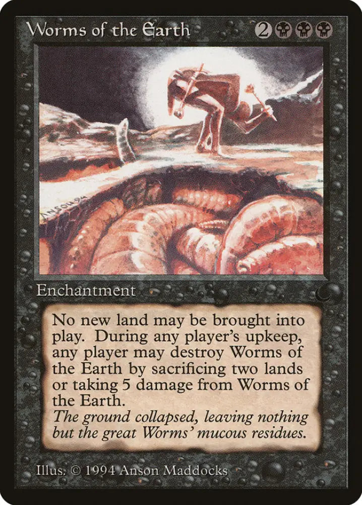 Worms of the Earth [The Dark] - MTG Single
